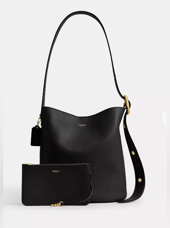 Coach Handbags - Coach Bleecker Bucket 21 Crossbody Bag in black leather - NWOT